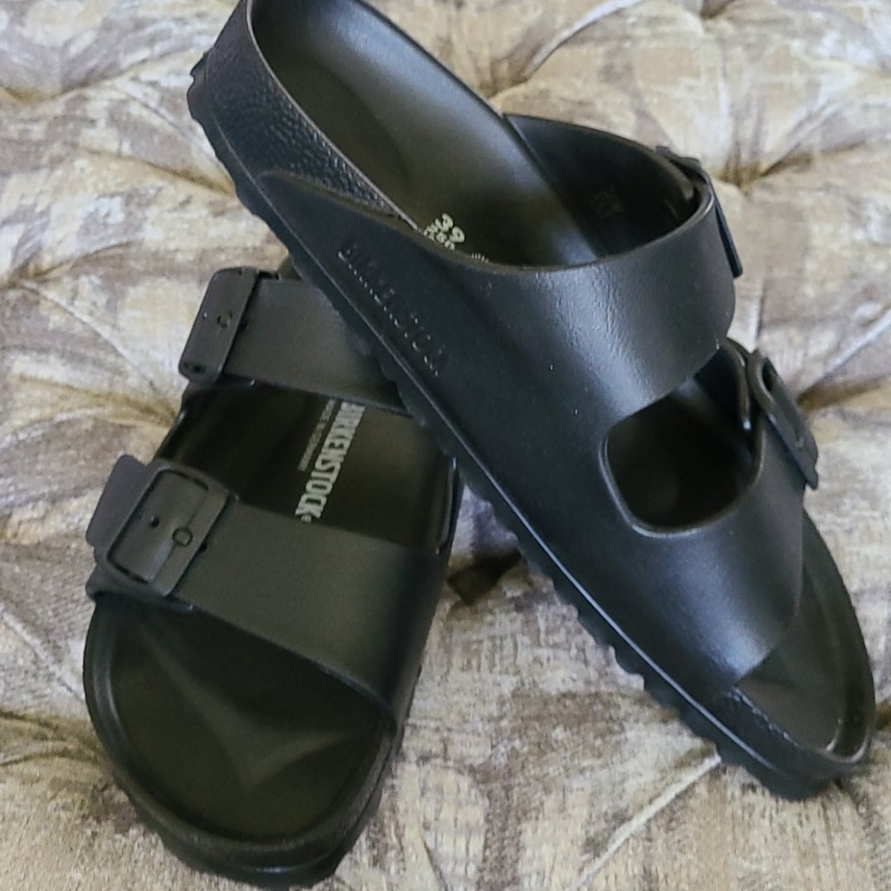 Birkenstock black waterproof sandals